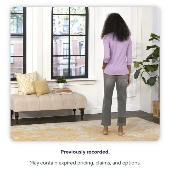 LOGO shadow patch pull-on jeans - Picture 13 of 16